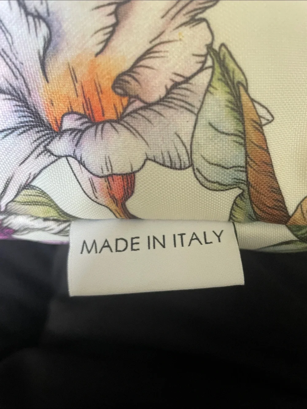 Castiglioni Milano Made in Italy Floral Decorative Pillow